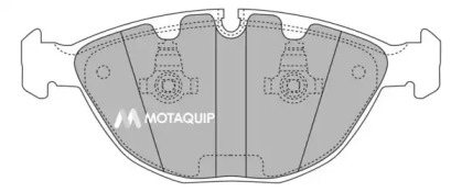 Комплект тормозных колодок MOTAQUIP LVXL1179