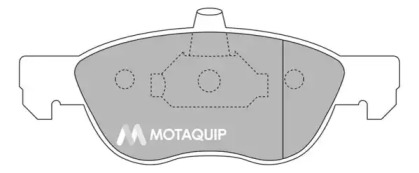 Комплект тормозных колодок MOTAQUIP LVXL1182