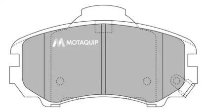 Комплект тормозных колодок MOTAQUIP LVXL1189