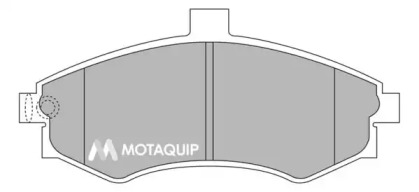 Комплект тормозных колодок MOTAQUIP LVXL1190