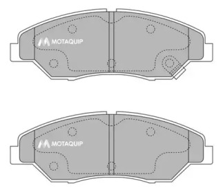 Комплект тормозных колодок MOTAQUIP LVXL1204