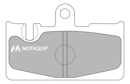 Комплект тормозных колодок MOTAQUIP LVXL1206