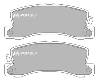 Комплект тормозных колодок MOTAQUIP LVXL1208