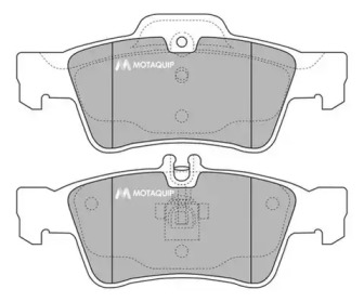 Комплект тормозных колодок MOTAQUIP LVXL1213