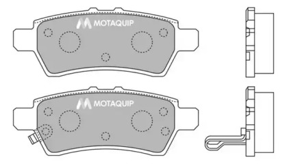 Комплект тормозных колодок MOTAQUIP LVXL1223