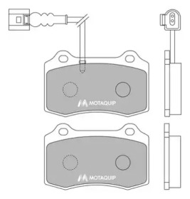 Комплект тормозных колодок MOTAQUIP LVXL1230