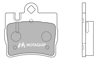 Комплект тормозных колодок MOTAQUIP LVXL1235