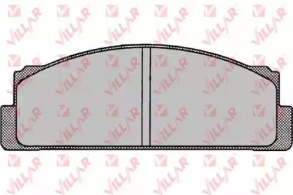 Комплект тормозных колодок VILLAR 626.0001