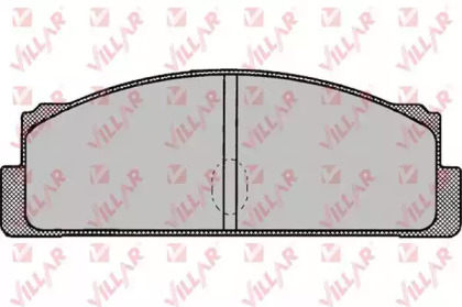 Комплект тормозных колодок VILLAR 626.0002