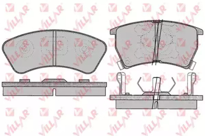 Комплект тормозных колодок VILLAR 626.0034