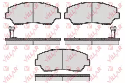 Комплект тормозных колодок VILLAR 626.0040
