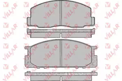 Комплект тормозных колодок VILLAR 626.0063