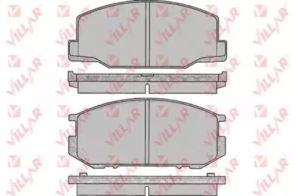 Комплект тормозных колодок VILLAR 626.0064