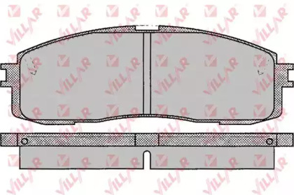 Комплект тормозных колодок VILLAR 626.0066