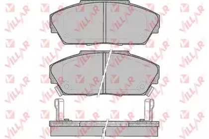 Комплект тормозных колодок VILLAR 626.0080