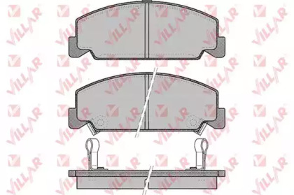 Комплект тормозных колодок VILLAR 626.0083