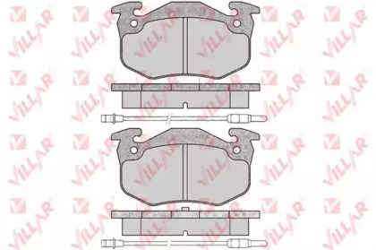 Комплект тормозных колодок VILLAR 626.0201