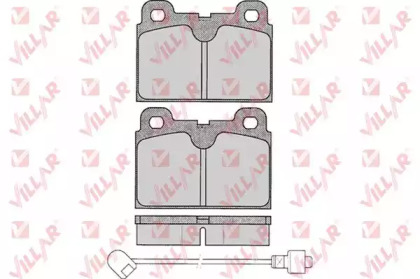Комплект тормозных колодок VILLAR 626.0219