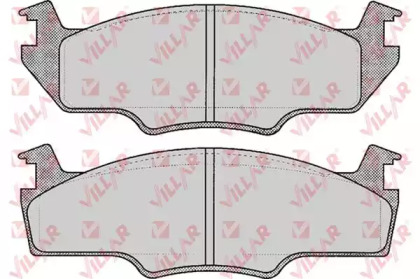 Комплект тормозных колодок VILLAR 626.0227