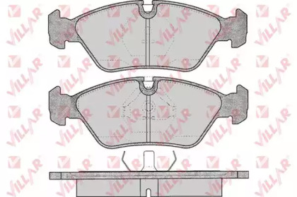 Комплект тормозных колодок VILLAR 626.0237