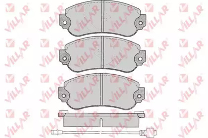Комплект тормозных колодок VILLAR 626.0240