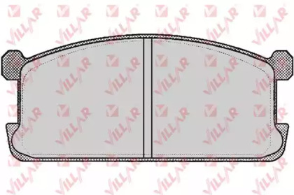 Комплект тормозных колодок VILLAR 626.0254