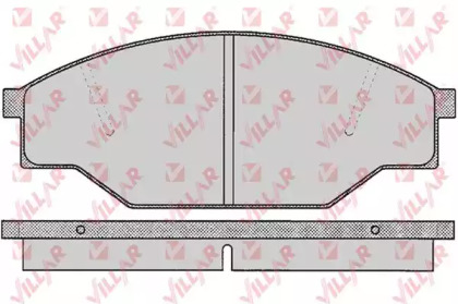 Комплект тормозных колодок VILLAR 626.0266