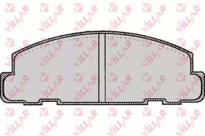 Комплект тормозных колодок VILLAR 626.0267