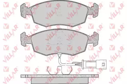 Комплект тормозных колодок VILLAR 626.0269