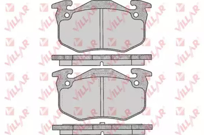 Комплект тормозных колодок VILLAR 626.0275