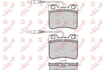 Комплект тормозных колодок VILLAR 626.0283