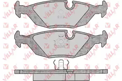 Комплект тормозных колодок VILLAR 626.0306