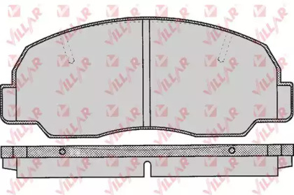 Комплект тормозных колодок VILLAR 626.0314