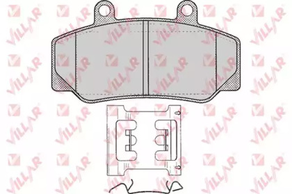 Комплект тормозных колодок VILLAR 626.0318