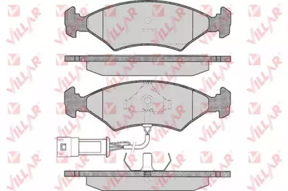 Комплект тормозных колодок VILLAR 626.0327