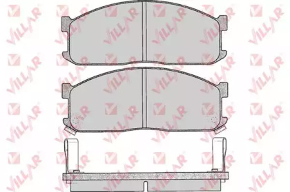 Комплект тормозных колодок VILLAR 626.0335