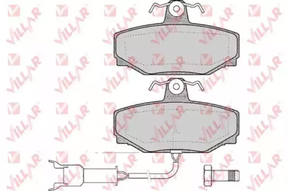 Комплект тормозных колодок VILLAR 626.0338