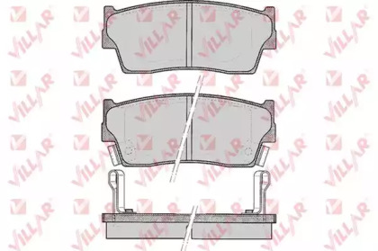 Комплект тормозных колодок VILLAR 626.0342