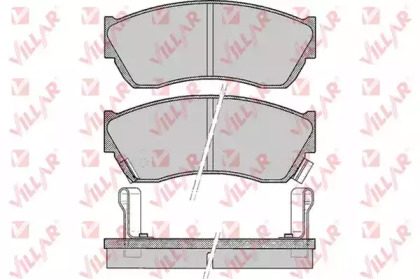 Комплект тормозных колодок VILLAR 626.0343