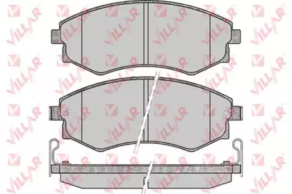 Комплект тормозных колодок VILLAR 626.0348