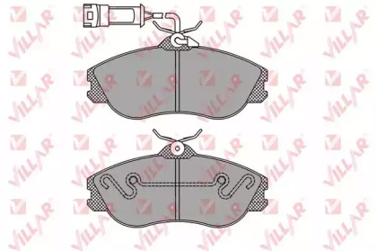 Комплект тормозных колодок VILLAR 626.0350