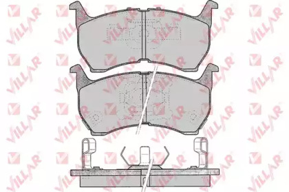 Комплект тормозных колодок VILLAR 626.0371