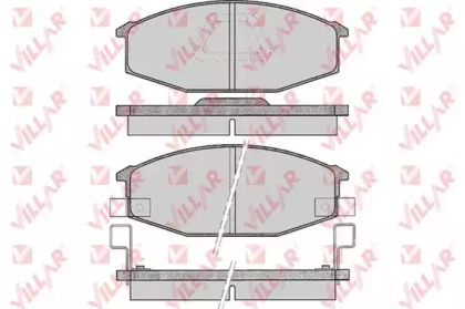 Комплект тормозных колодок VILLAR 626.0375
