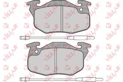 Комплект тормозных колодок VILLAR 626.0384