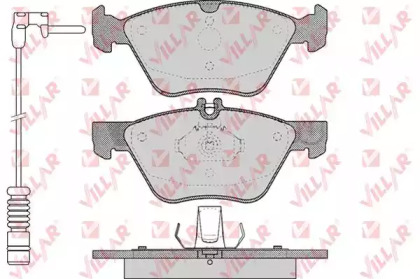 Комплект тормозных колодок VILLAR 626.0406A
