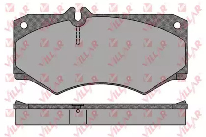 Комплект тормозных колодок VILLAR 626.0408