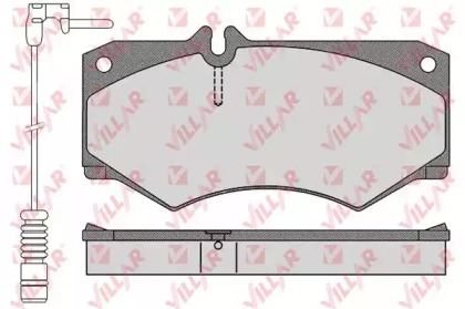 Комплект тормозных колодок VILLAR 626.0408A