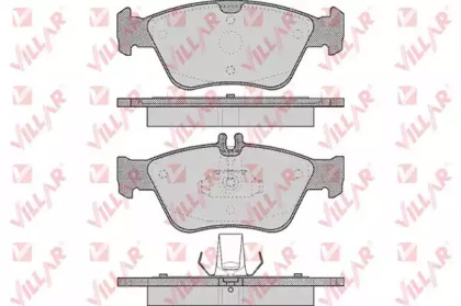 Комплект тормозных колодок VILLAR 626.0409