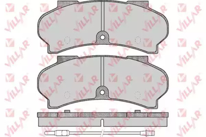Комплект тормозных колодок VILLAR 626.0411