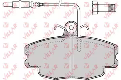 Комплект тормозных колодок VILLAR 626.0422